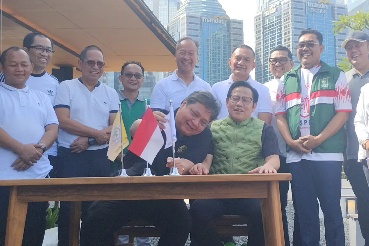 Airlangga Hartarto dan Muhaimin Iskandar