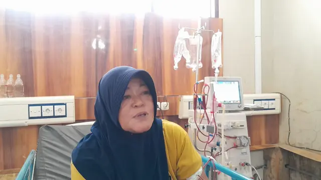 Kartina sangat senang bisa kembali menjalani dialisis di RSUD Aceh Tamiang.