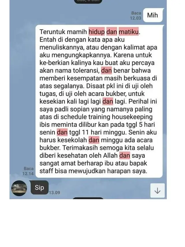 6 Potret Surat Izin Enggak Masuk Sekolah Ini Puitis Banget, Tertarik Meniru?