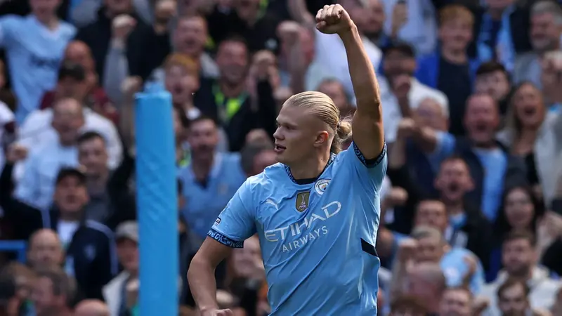 Erling Haaland - Manchester City vs Ipswich Town di Premier League 2024/2025