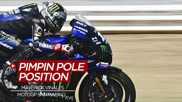 VIDEO: Pembalap Yamaha Dominasi Kualifikasi MotoGP San Marino, Maverick Vinales Terdepan