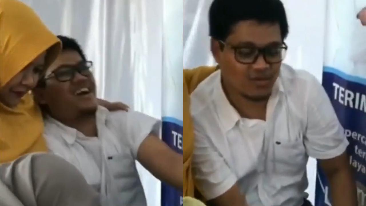 Seorang dokter takut disuntik hingga didampingi ibundanya.