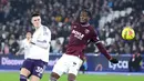 Hasil ini membuat Manchester United tertahan di peringkat kelima klasemen sementara dengan 45 poin dari 26 laga. (Adam Davy/PA via AP)