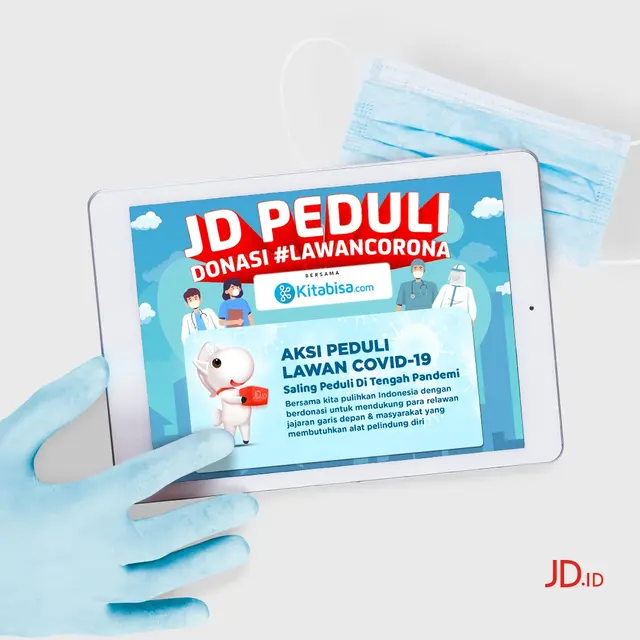 JD.id berkolaborasi bersama Kitabisa.com menggelar aksi peduli lawan corona