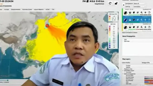 Direktur Gempa Bumi dan Tsunami BMKG, Daryono dalam konferensi pers Rabu, 30 Juli 2025 mengungkapkan 10 wilayah di Indonesia yang berpotensi tsunami.