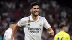 Gelandang Real Madrid, Marco Asensio bereaksi terhadap gol bunuh diri bek Villarreal Spanyol Pau Torres selama pertandingan La liga Spanyol di stadion Santiago Bernabeu di Madrid pada 8 April 2023. (AFP/Pierre-Philippe Marcou)