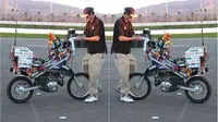 Google mengajukan surat kepada pemerintah setempat untuk menguji sepeda motor rideless di jalanan umum.