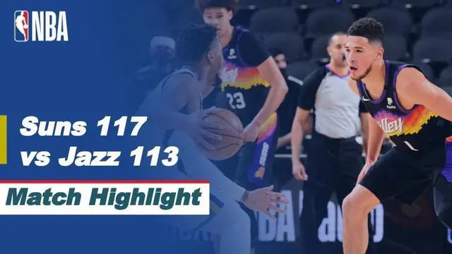 VIDEO: Highlights Laga Seru NBA Hari Ini, Phoenix Suns Taklukkan Utah Jazz 117-113
