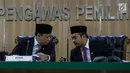 Ketua Bawaslu, Abhan memimpin sidang pembacaan putusan pendahuluan atas dugaan kecurangan pemilu terstruktur, sistematis, dan masif (TSM) di Gedung Bawaslu RI, Jakarta, Senin (20/5/2019). Bawaslu menolak laporan yang dilayangkan BPN Prabowo Subianto-Sandiaga. (Liputan6.com/Faizal Fanani)