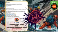 Hoaks mengatasnamakan BNPB bermunculan dengan beragam kemasan, di antaranya adalah terkait pendaftaran lowongan kerja.