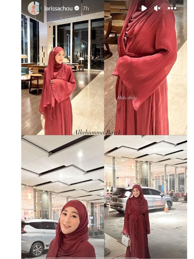 7 Potret Larissa Chou Rayakan Imlek Bareng Keluarga Besar, Ditemani Ikram Rosadi