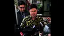Andreas Nahot Silitonga mennyatakan batal melaporkan Romahurmuziy ke Bareskrim Polri terkait penggunaan foto SDA pada Muktamar Surabaya lalu, Jakarta, Rabu (29/10/2014) (Liputan6.com/Johan Tallo)