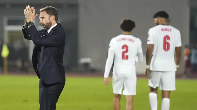 Foto: Melempem di Liga Inggris Kane dan Maguire Trengginas di Timnas Inggris