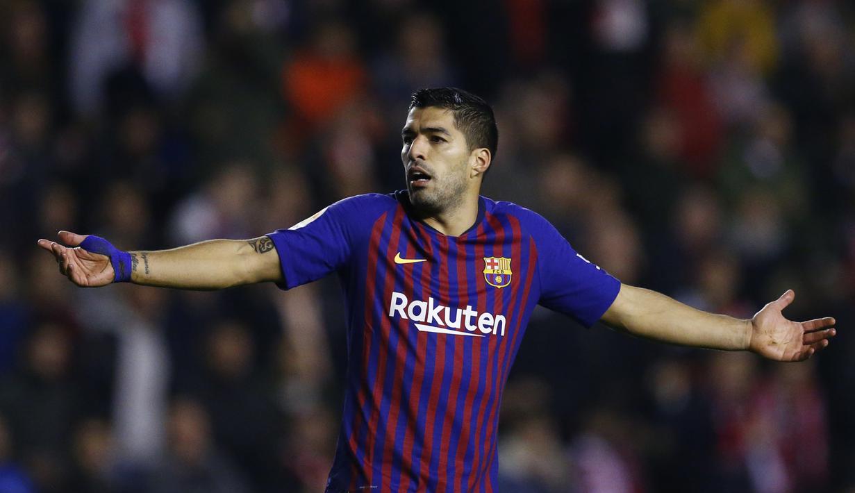 3. Luis Suárez (Barcelona) - 9 gol dan 4 assist (AFP/Benjamin Cremel)