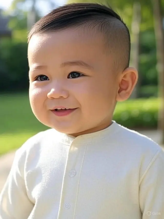 Model Rambut Bayi Laki-laki