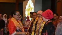 Menteri Pemberdayaan Perempuan dan Perlindungan Anak Yohana Yembise di Yogyakarta (Liputan6.com/ Yanuar H)