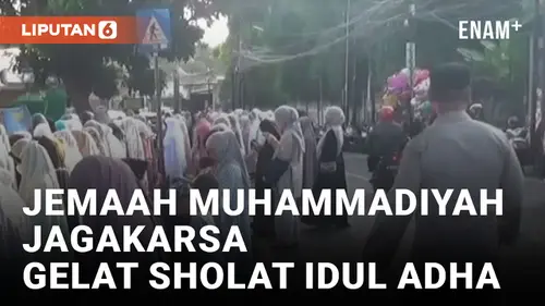 VIDEO: Ribuan Jemaah Muhammadiyah di Jagakarsa Lakukan Sholat Idul Adha di Masjid Al Bayyinah dan El Syifa