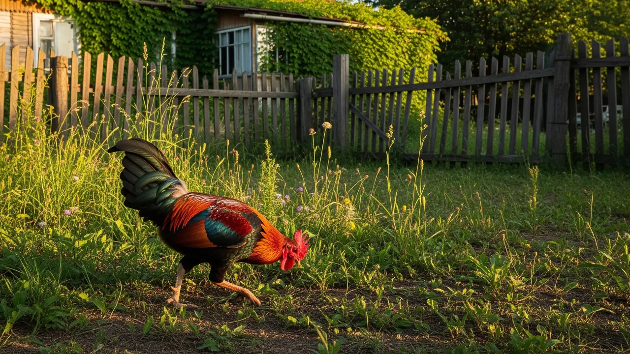 Cara Mengusir Ayam Liar dari Halaman Tanpa Menyakiti (AI)