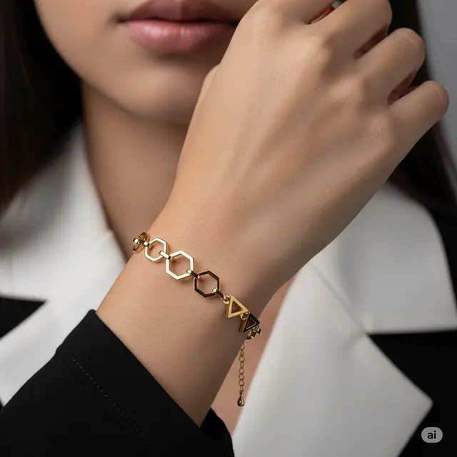 Gelang Geometris Minimalis