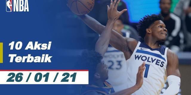 VIDEO: 10 Aksi Terbaik NBA 26 Januari 2021, Blok Keren dari LeBron James