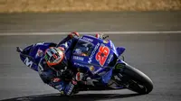 Pembalap Movistar Yamaha, Maverick Vinales berharap bisa bangkit pada MotoGP Italia 2018 di Sirkuit Mugello. (Twitter/Yamaha MotoGP)