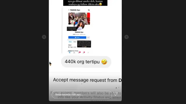 Tak Punya Facebook, Nabilah Ayu Eks JKT48 Syok Ada Akun Palsu Mengatasnamakan Dirinya