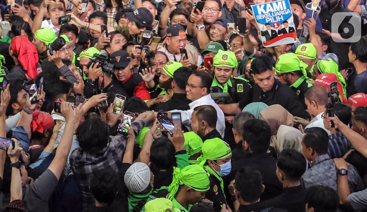 Anies menjawab pertanyaan para partisisipan. Pendukungnya berharap Anies bisa membawa perubahan (Liputan6.com/Angga Yuniar)