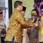 Mentri Sosial memastikan tanggap darurat tahap pertama erupsi Gunung merapi sudah dlaksanakani (Liputan6.com/Yuliardi Hardjo)