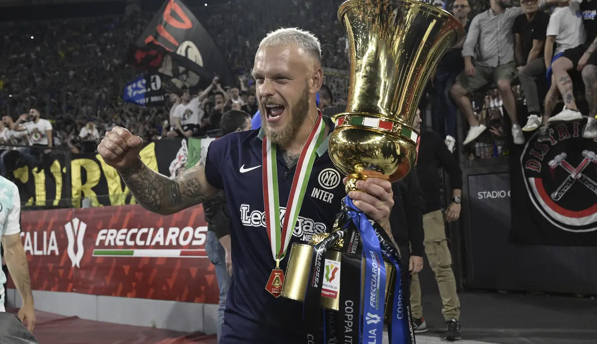 Untuk tim yang paling banyak memenangkan Coppa Italia masih dipegang Juventus dengan total 14 trofi. (Fabrizio Corradetti/LaPresse via AP)