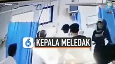 Seorang wanita dilaporkan sakit akibat mengkonsumsi racun dan segera dibawa ke Rumah Sakit di India. Namun, saat akan dilakukan operasi oleh dokter, kepala pasien tersebut tiba-tiba mengeluarkan asap dan meledak.