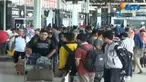 Antrean penumpang bukan hanya di terminal satu domestik namun hampir bisa dibilang merata di terminal dua dan terminal tiga.