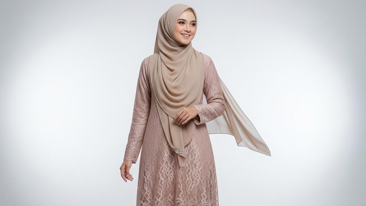 7 Model Gamis Brokat Terbaru 2026, Tampilkan Kesan Stylish