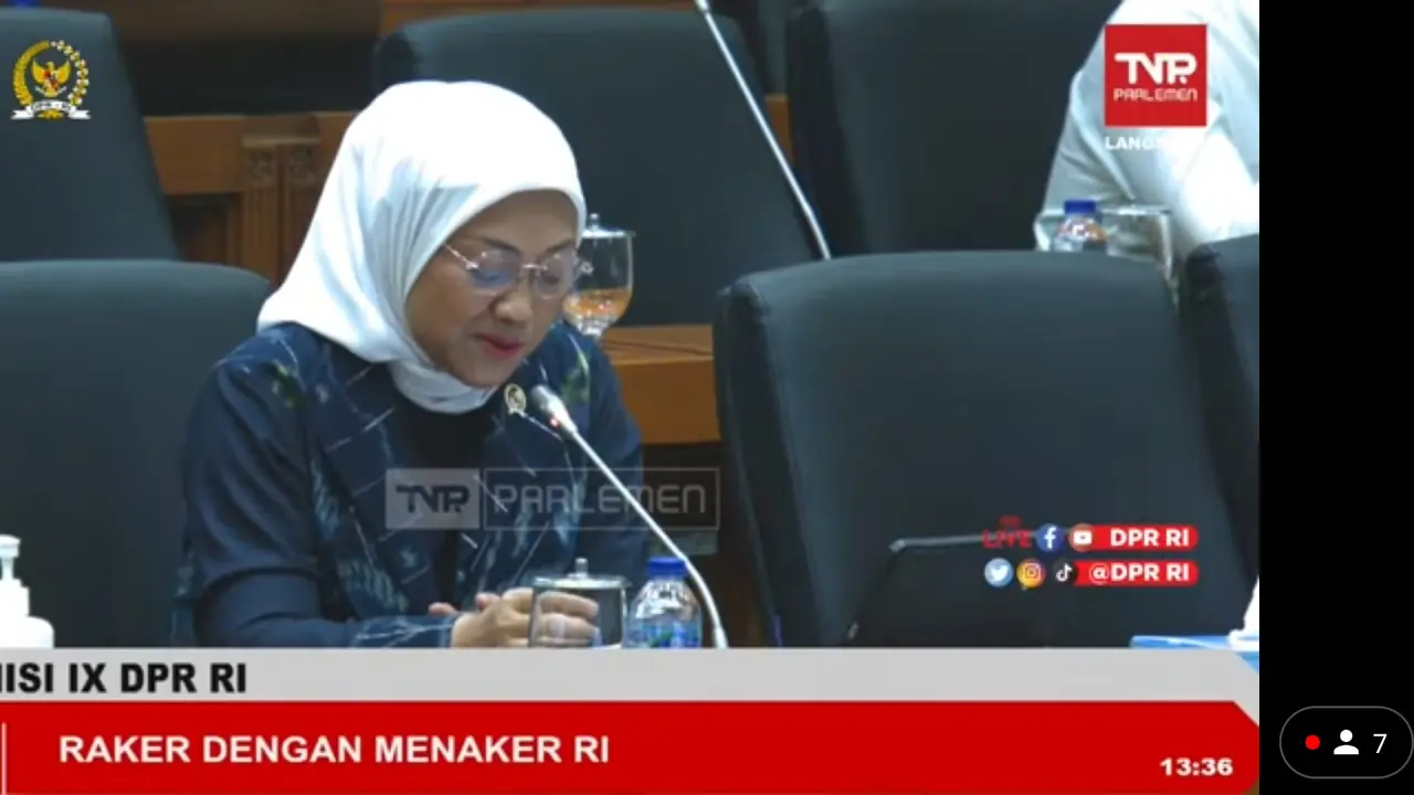 Menteri Ketenagakerjaan (Menaker) Ida Fauziyah