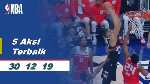 Berita Video 5 Aksi Pemain Terbaik NBA 30 Desember 2019