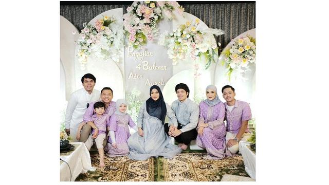 10 Momen Pengajian 4 Bulan Kehamilan Aurel Hermansyah, Penuh Haru Bahagia