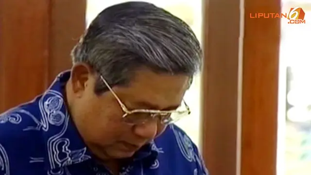 Para Pemimpin Parpol Memilih - SBY dan Keluarga Gunakan Hak Pilih