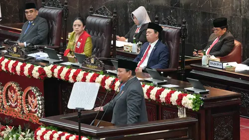 Presiden Prabowo Subianto Sampaikan Pidato Kenegaraan pada Sidang Tahunan MPR