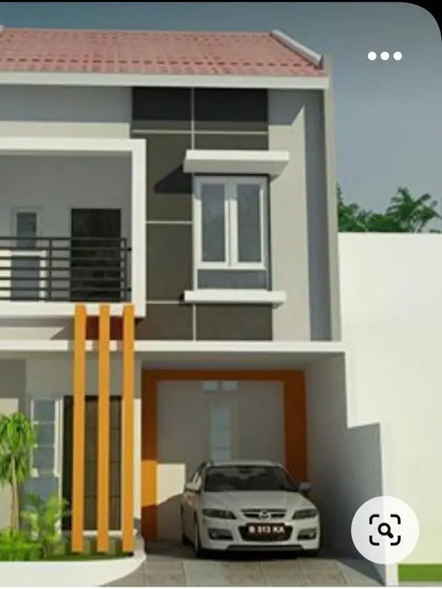 Rumah Minimalis 2 Lantai Type 36 Multiwarna