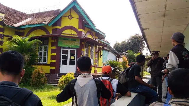 Bekas gedung utama kediaman Administratur ‘Suikerfabriek’ Kalimanah, Purbalingga, kini menjadi SMA Santo Agustinus. (Foto: Liputan6.com/Muhamad Ridlo).