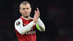 Jack Wilshere - Usai kontraknya bersama Bournemouth berakhir pada 2021 lalu kini pemain asal Inggris itu berstatus pengangguran. Wilshere yang masih berusia 30 tahun memiliki harga pasaran sebesar 2 juta euro. (AFP/Ben Stansall)