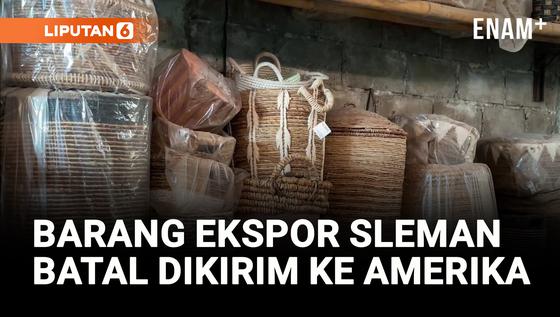 VIDEO: Imbas Tarif Donald Trump, 3 Kontainer Barang Ekspor Batal Dikirim