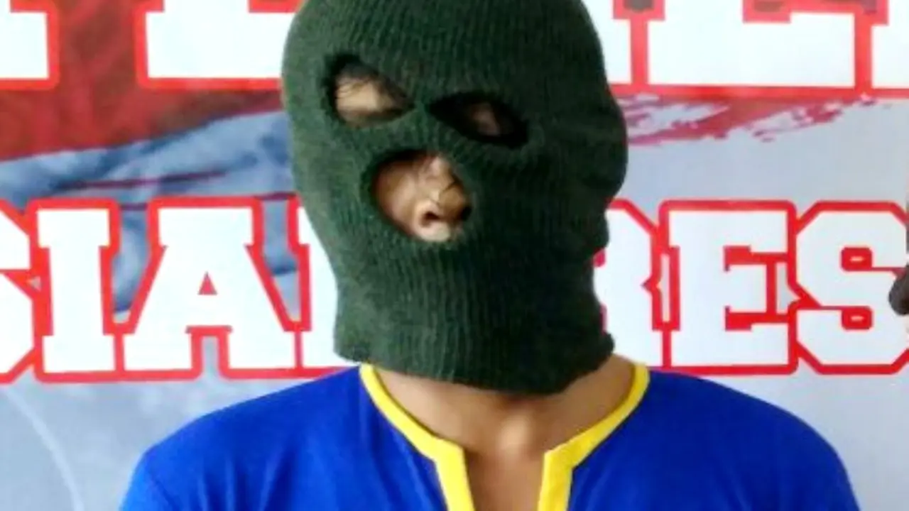 Hasanudin, tersangka pedagang cilok yang memberi bonus video porno ke anak-anak. (Foto: Liputan6.com/Polres Banyumas/Muhamad Ridlo)