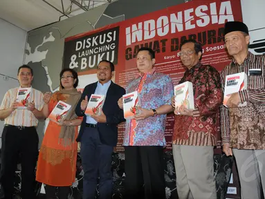Bambang Soesatyo kembali meluncurkan buku yang mengkritisi roda pemerintahan Presiden SBY, (31/8/2014). (Liputan6.com/Helmi Fithriansyah)