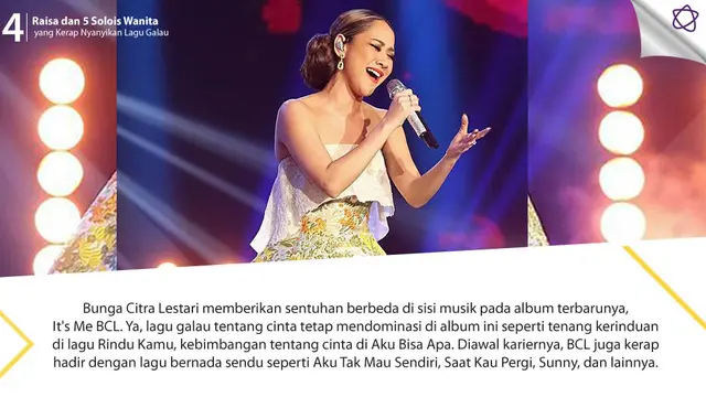 [Bintang] Raisa dan 5 Solois Wanita yang Kerap Nyanyikan Lagu Galau