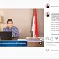 Menteri BUMN Erick Thohir melaporkan SPT Pajak 2020 melalui online. Instagram@@erickthohir