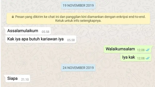7 Chat Orang Cari Kerja Ini Bikin Emosi