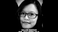 Dr. Tay Tien Yaa yang mengepalai Unit Patologi Kimia di Rumah Sakit Lahad Datu Malaysia ditemukan meninggal di rumah sewaannya pada 29 Agustus 2024. (Facebook/YS Tay)