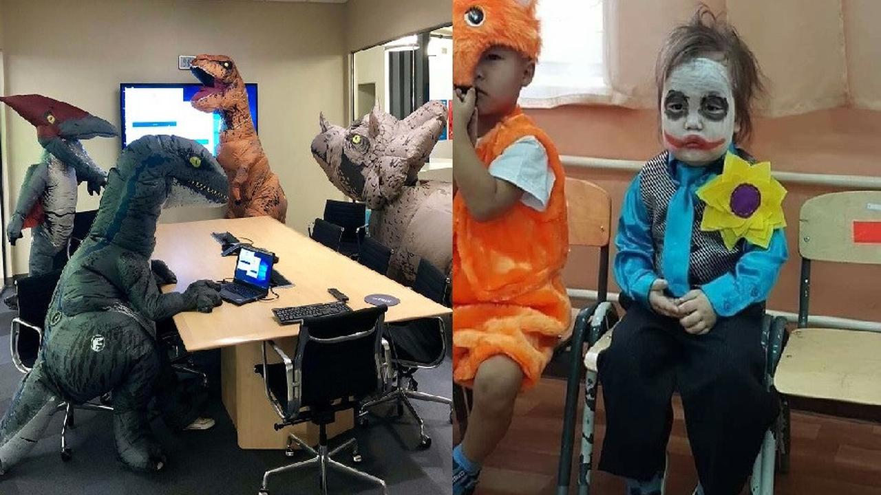 Kostum Halloween unik