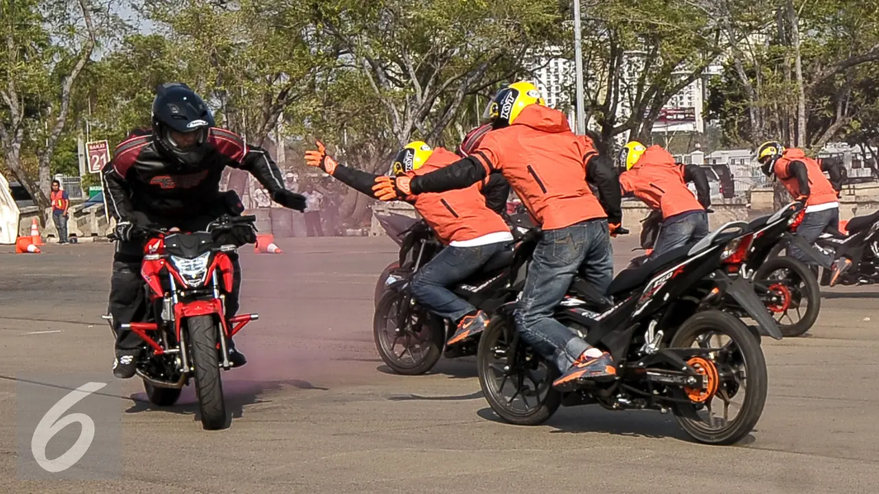 20150805- Atraksi CBR 150 dan New Sonic 150-Jakarta