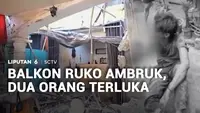 Balkon Ruko di Bekasi Ambruk, Dua Orang Terluka Tertimpa Reruntuhan
